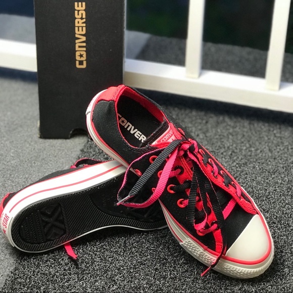 NWT Converse CT Lace Details Black/Diva W AUTHENTI - Picture 5 of 8